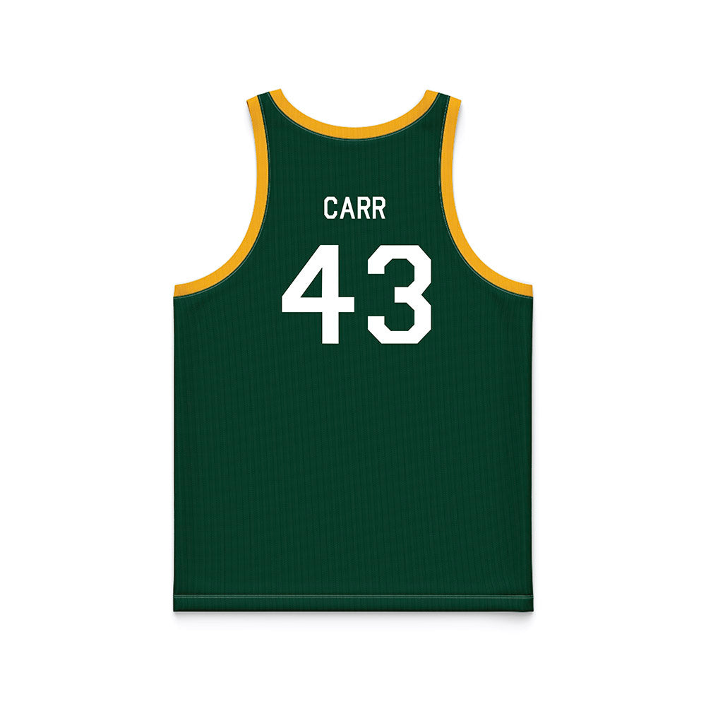 Baylor - NCAA Men's Basketball : Cameron Carr - Green Hardwood Basketball Jersey-1