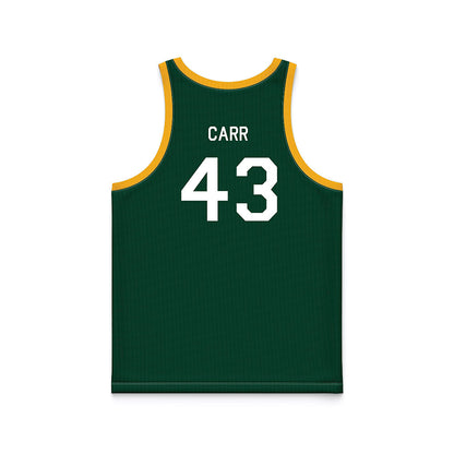 Baylor - NCAA Men's Basketball : Cameron Carr - Green Hardwood Basketball Jersey-1