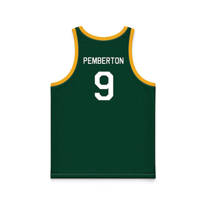 Baylor - NCAA Women's Basketball : Kiera Pemberton - Green Hardwood Basketball Jersey-1