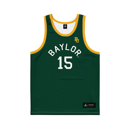Baylor - NCAA Men's Basketball : Ramon Soyoye - Green Hardwood Basketball Jersey-0