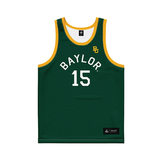 Baylor - NCAA Men's Basketball : Ramon Soyoye - Green Hardwood Basketball Jersey-0