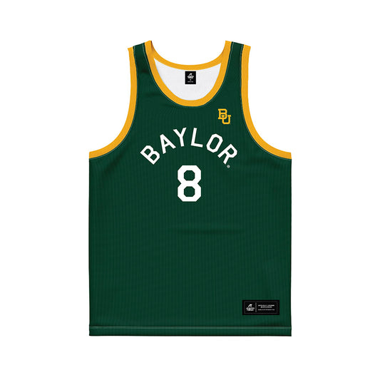 Baylor - NCAA Women's Basketball : Kayla Nelms - Green Hardwood Basketball Jersey-0
