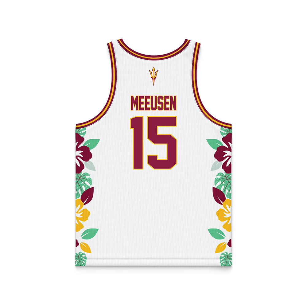 Arizona State - NCAA Men's Basketball : Noah Meeusen - Hawaiian Theme Basketball Jersey-1