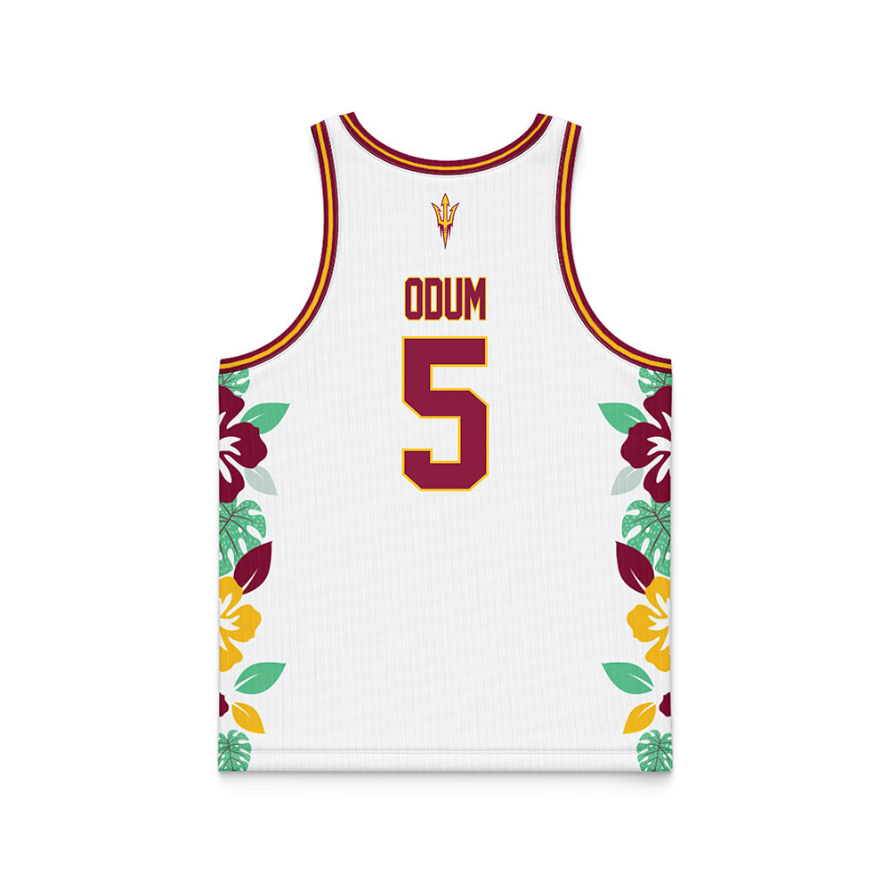Arizona State - NCAA Men's Basketball : Maurice Odum - Hawaiian Theme Basketball Jersey-1
