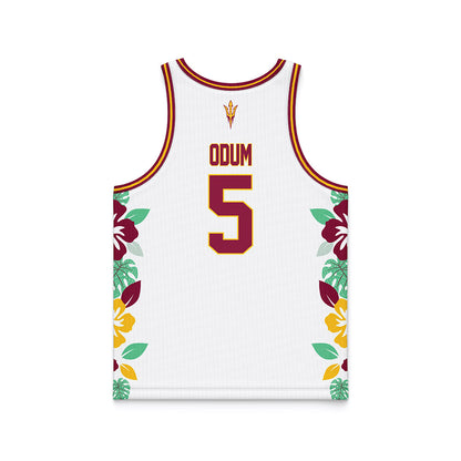 Arizona State - NCAA Men's Basketball : Maurice Odum - Hawaiian Theme Basketball Jersey-1