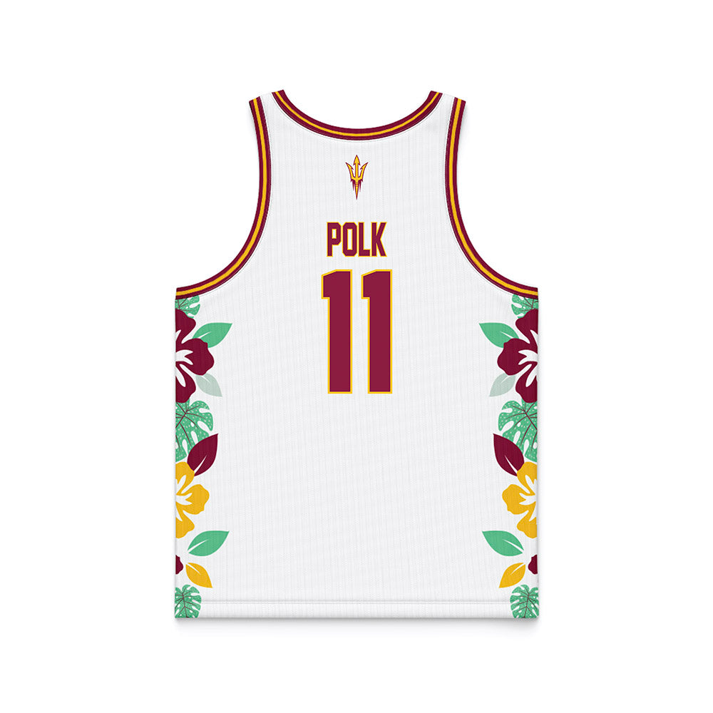Arizona State - NCAA Men's Basketball : Kash Polk - Hawaiian Theme Basketball Jersey-1