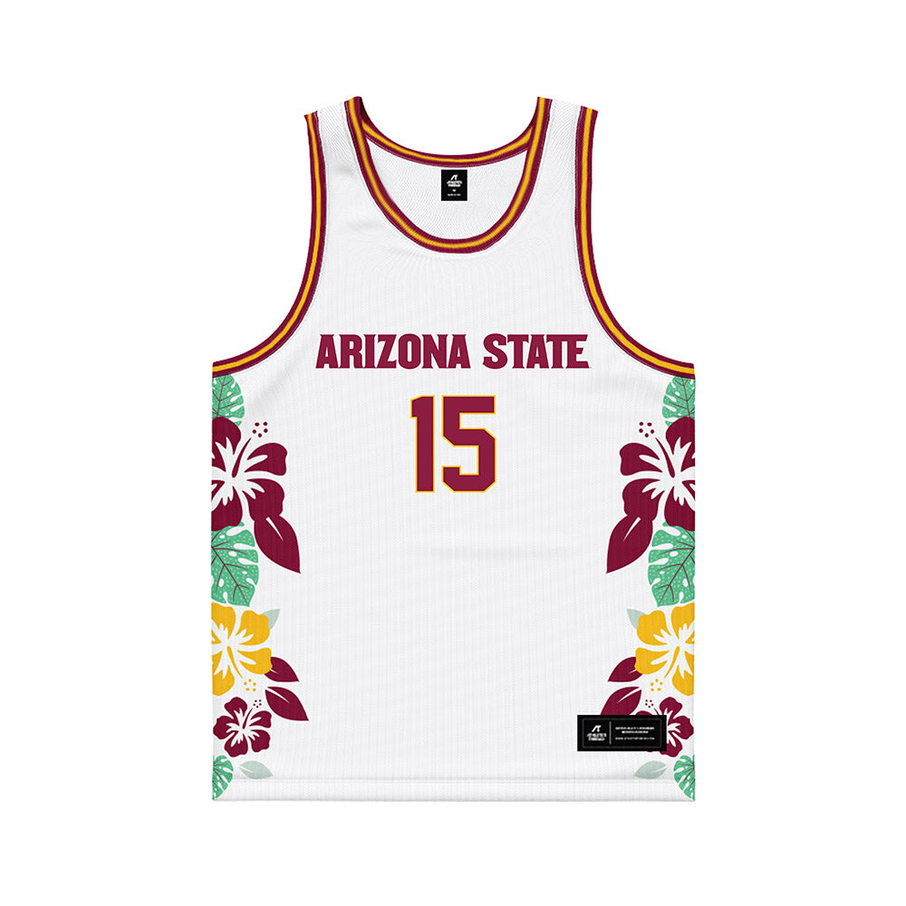 Arizona State - NCAA Men's Basketball : Noah Meeusen - Hawaiian Theme Basketball Jersey-0