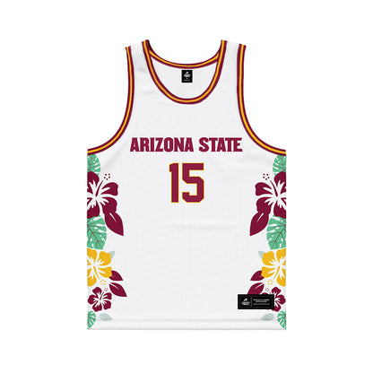 Arizona State - NCAA Men's Basketball : Noah Meeusen - Hawaiian Theme Basketball Jersey-0