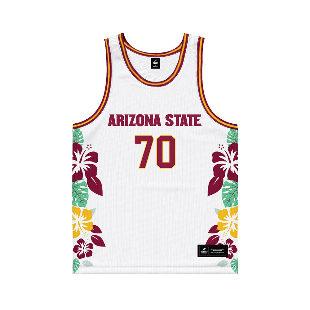Arizona State - NCAA Men's Basketball : Jovan Icitovic - Hawaiian Theme Basketball Jersey-0