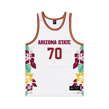 Arizona State - NCAA Men's Basketball : Jovan Icitovic - Hawaiian Theme Basketball Jersey-0
