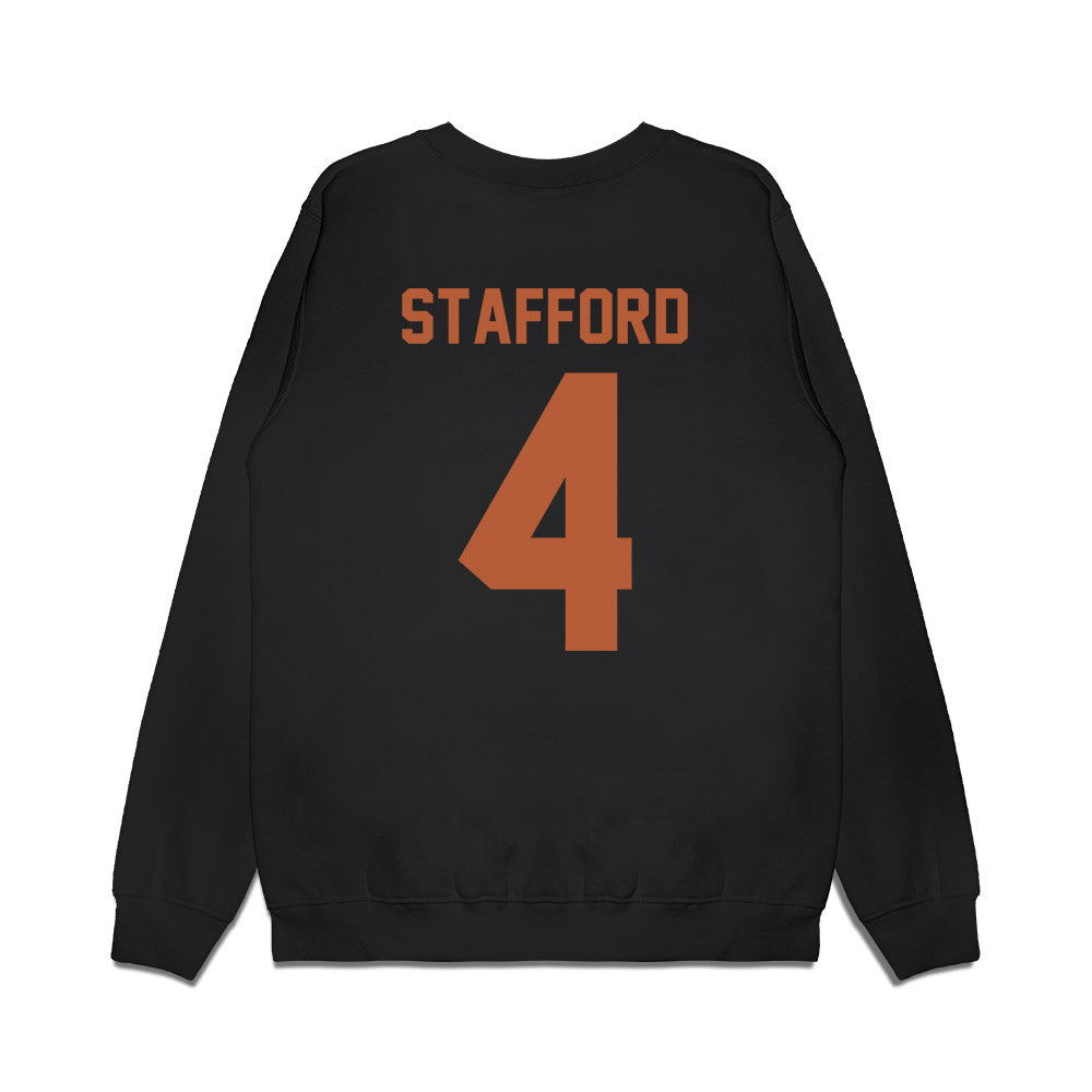 Texas - NCAA Women's Volleyball : Torrey Stafford - Vintage Shersey Premium Crewneck Sweatshirt-1