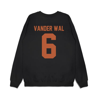 Texas - NCAA Women's Volleyball : Abby Vander Wal - Vintage Shersey Premium Crewneck Sweatshirt-1