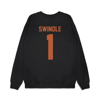 Texas - NCAA Women's Volleyball : Ella Swindle - Vintage Shersey Premium Crewneck Sweatshirt-1