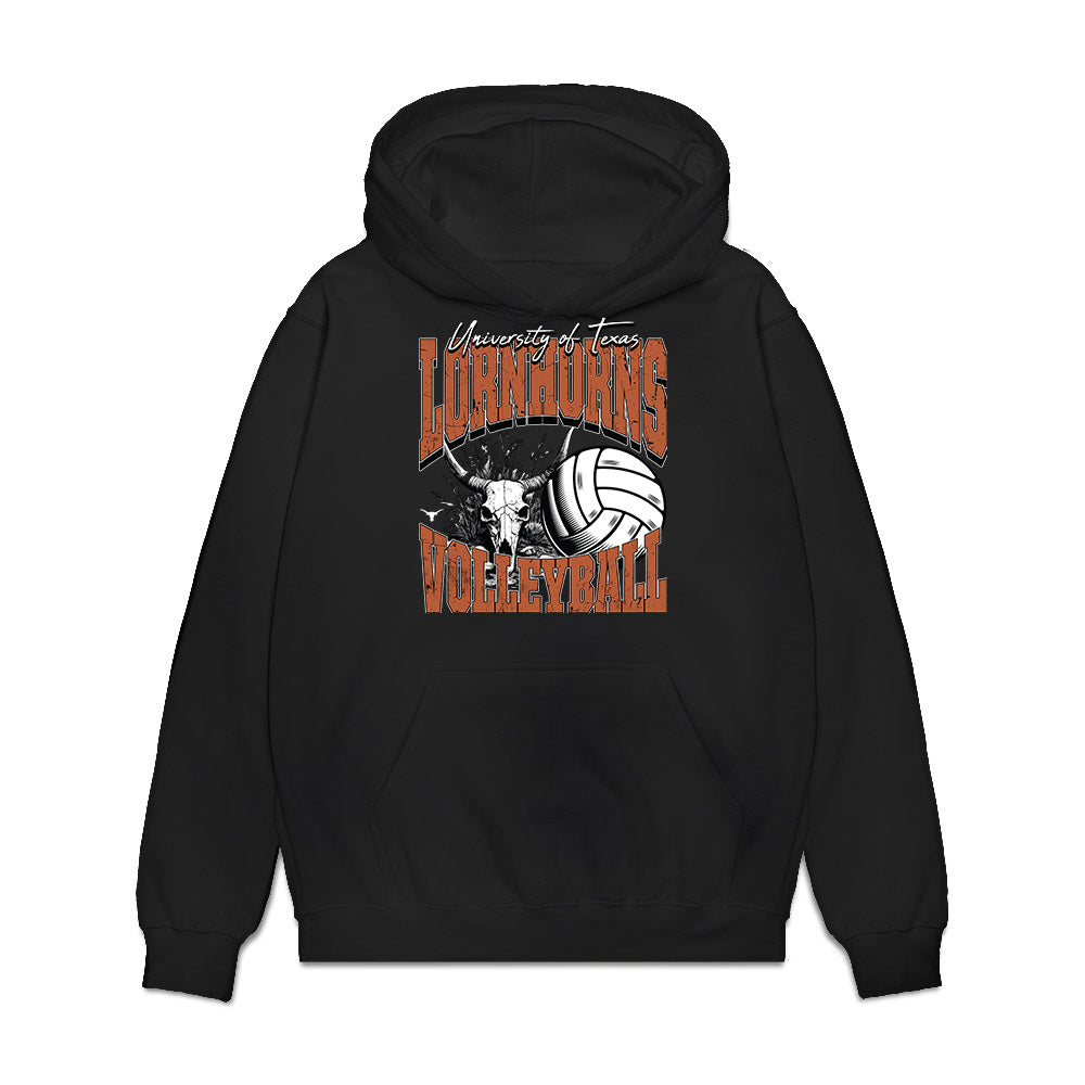 Texas - NCAA Women's Volleyball : Callie krueger - Vintage Shersey Premium Hooded Sweatshirt-0
