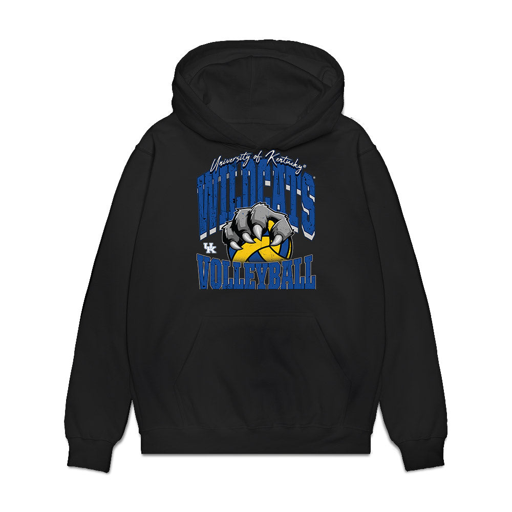 Kentucky - NCAA Women's Volleyball : Bellamie Beus - Vintage Volleyball Premium Hooded Sweatshirt-0