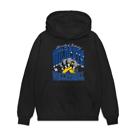 Kentucky - NCAA Women's Volleyball : Elizabeth Carr - Vintage Volleyball Premium Hooded Sweatshirt-0
