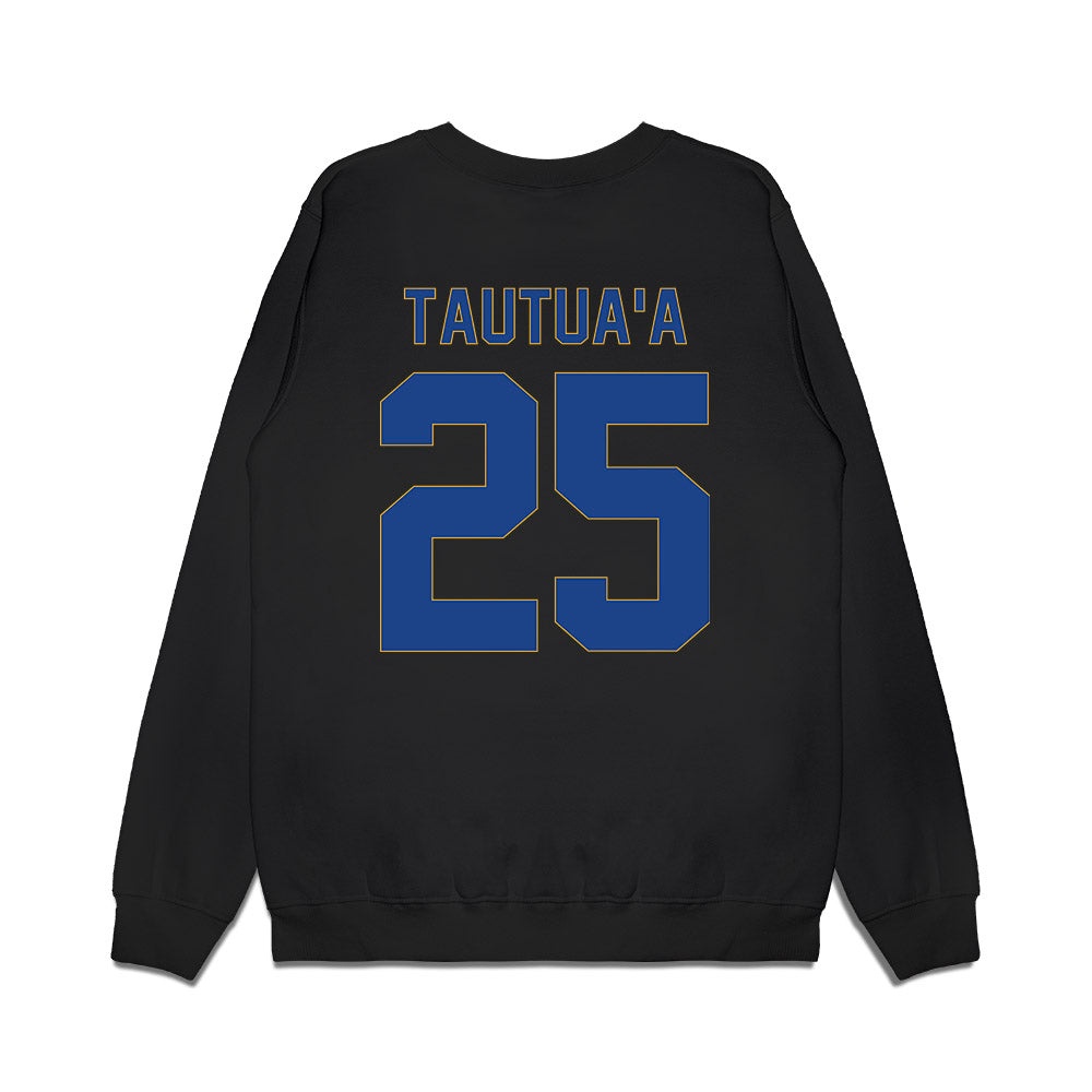 Pittsburgh - NCAA Women's Volleyball : Haiti Tautua'a - Vintage Volleyball Premium Crewneck Sweatshirt-1