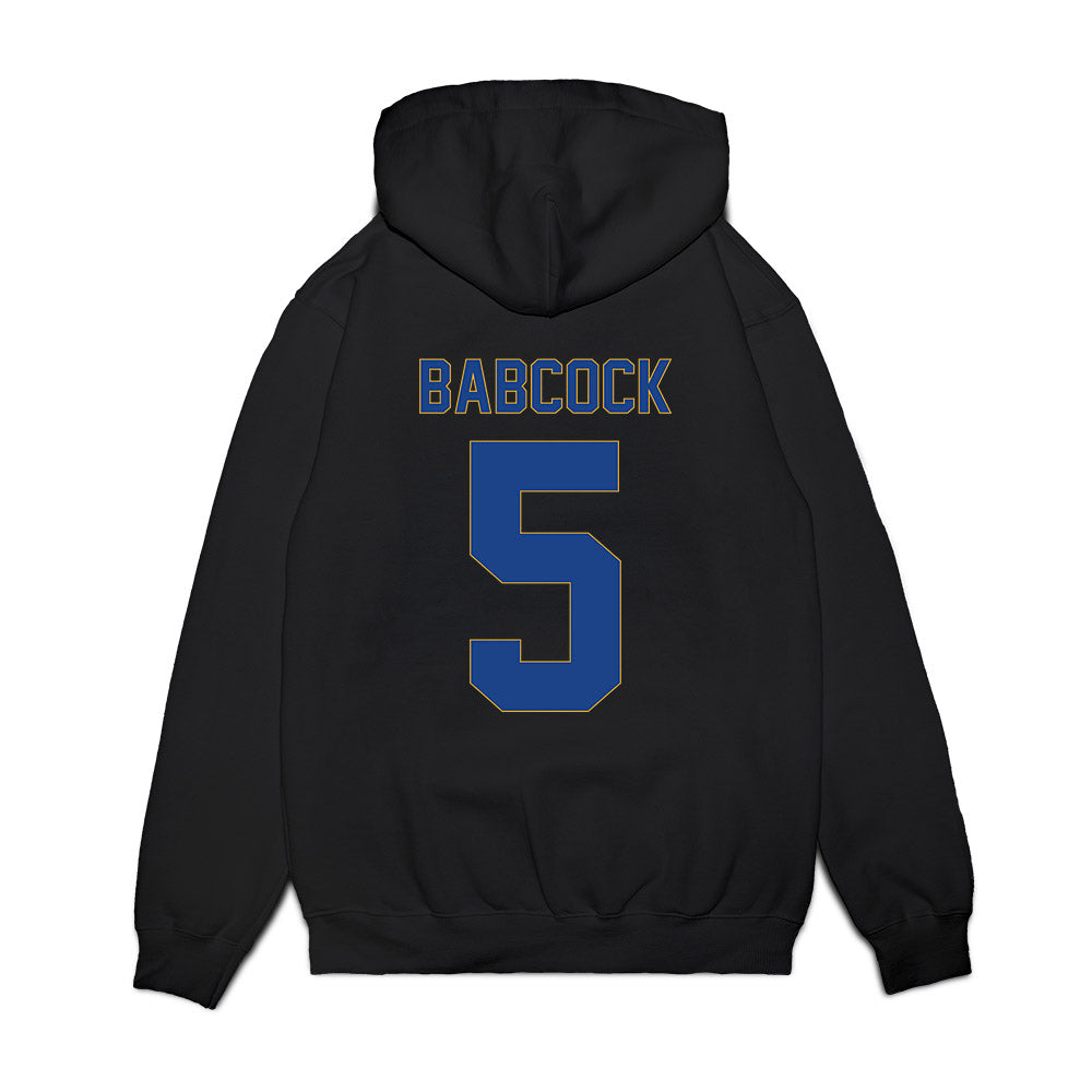 Pittsburgh - NCAA Women's Volleyball : Olivia Babcock - Vintage Volleyball Premium Hooded Sweatshirt-1