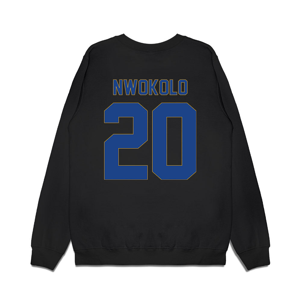 Pittsburgh - NCAA Women's Volleyball : Chiamaka Nwokolo - Vintage Volleyball Premium Crewneck Sweatshirt-1