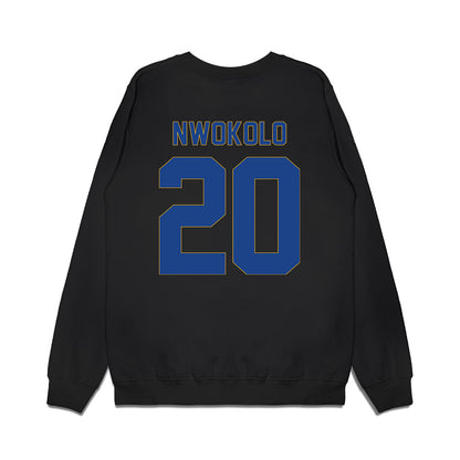 Pittsburgh - NCAA Women's Volleyball : Chiamaka Nwokolo - Vintage Volleyball Premium Crewneck Sweatshirt-1