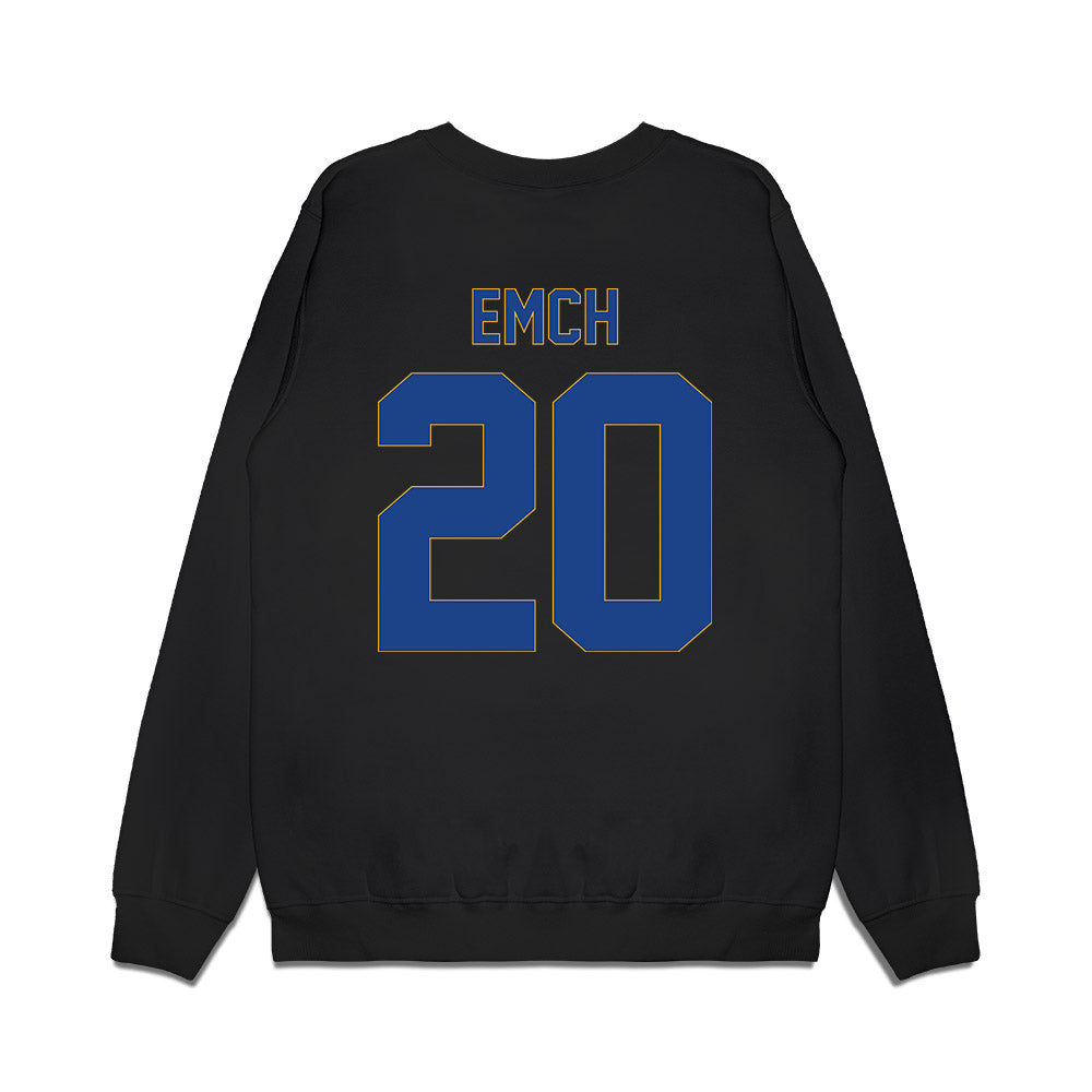 Pittsburgh - NCAA Women's Volleyball : Abbey Emch - Vintage Volleyball Premium Crewneck Sweatshirt-1