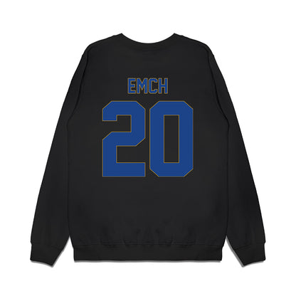 Pittsburgh - NCAA Women's Volleyball : Abbey Emch - Vintage Volleyball Premium Crewneck Sweatshirt-1