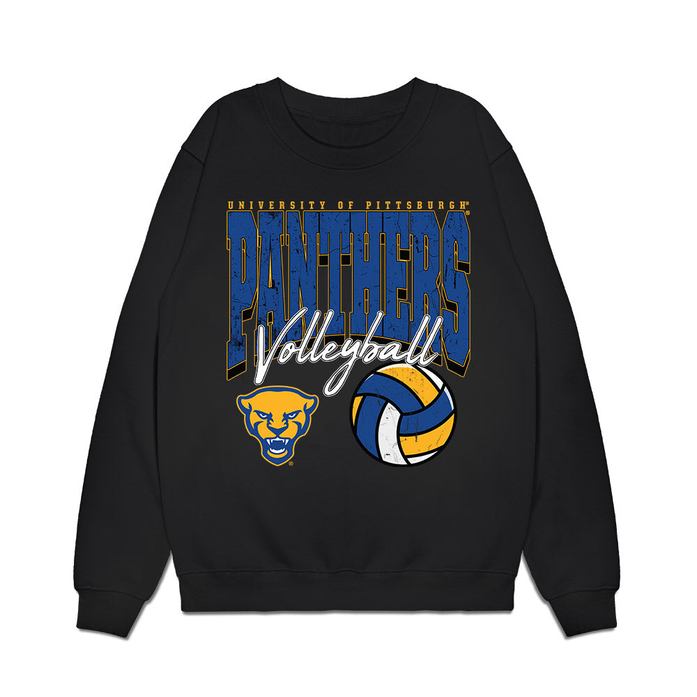 Pittsburgh - NCAA Women's Volleyball : Trinity Thompson - Vintage Volleyball Premium Crewneck Sweatshirt-0