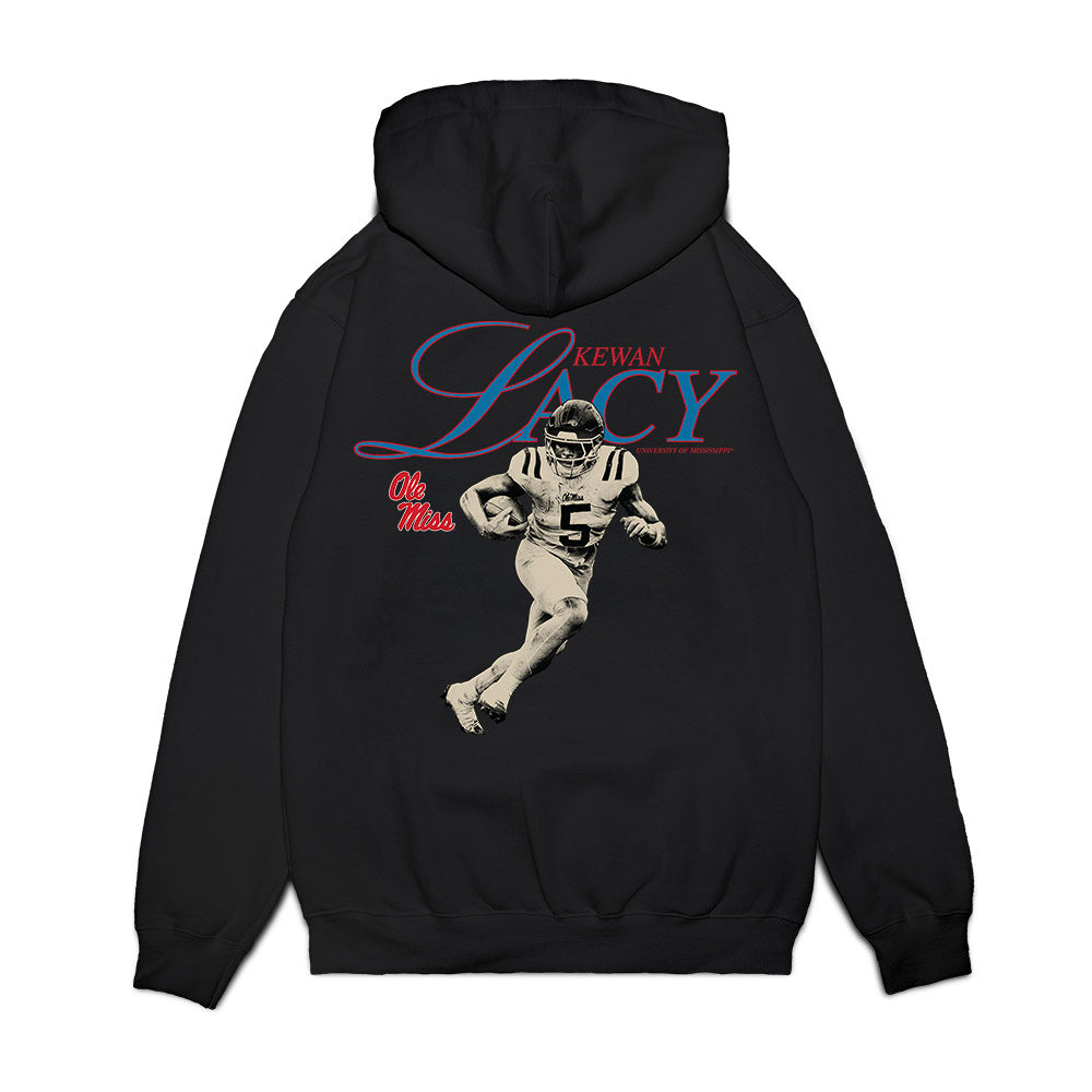Ole Miss - NCAA Football : Kewan Lacy - Premium Hooded Sweatshirt-1
