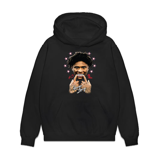 Ole Miss - NCAA Football : Kewan Lacy - Game face Premium Hooded Sweatshirt-0