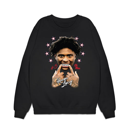 Ole Miss - NCAA Football : Kewan Lacy - Game face Premium Crewneck Sweatshirt-0