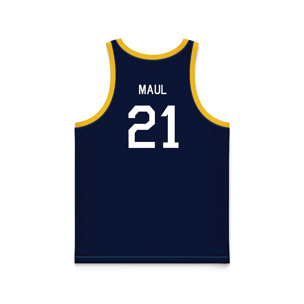 UC Berkeley - NCAA Women's Basketball : Gisella Maul - Hardwood Reissue Basketball Jersey-1
