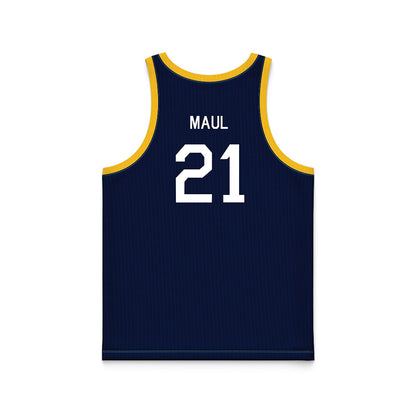 UC Berkeley - NCAA Women's Basketball : Gisella Maul - Hardwood Reissue Basketball Jersey-1