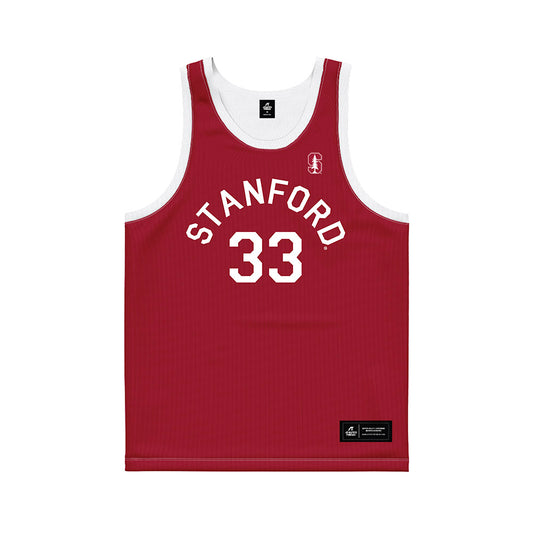 Stanford - NCAA Men's Basketball : Evan Stinson - Hardwood Reissue Basketball Jersey-0