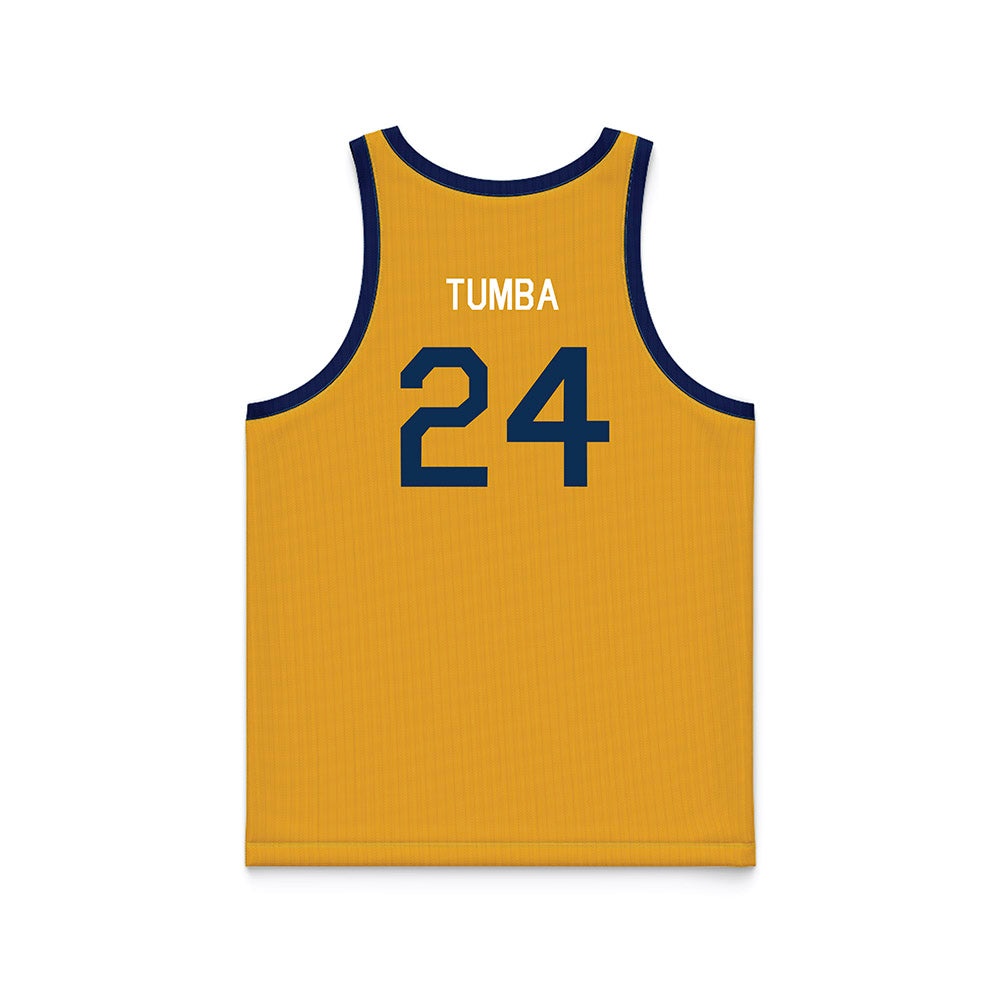 West Virginia - NCAA Women's Basketball : Divine Tumba - Hardwood Reissue Basketball Jersey-1