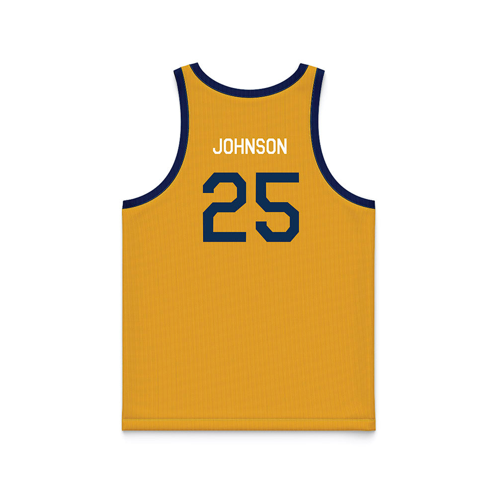 West Virginia - NCAA Women's Basketball : Loghan Johnson - Hardwood Reissue Basketball Jersey-1