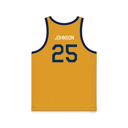 West Virginia - NCAA Women's Basketball : Loghan Johnson - Hardwood Reissue Basketball Jersey-1