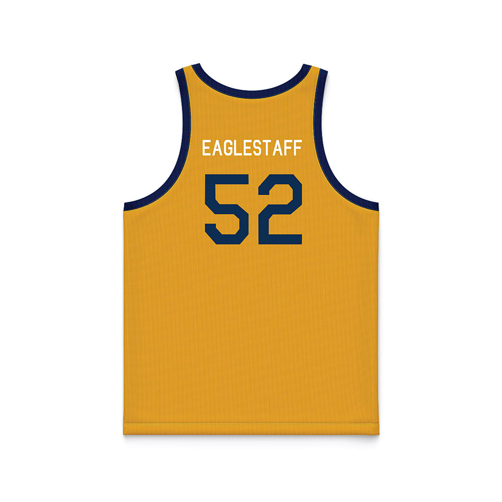 West Virginia - NCAA Men's Basketball : Treysen Eaglestaff - Hardwood Reissue Basketball Jersey-1