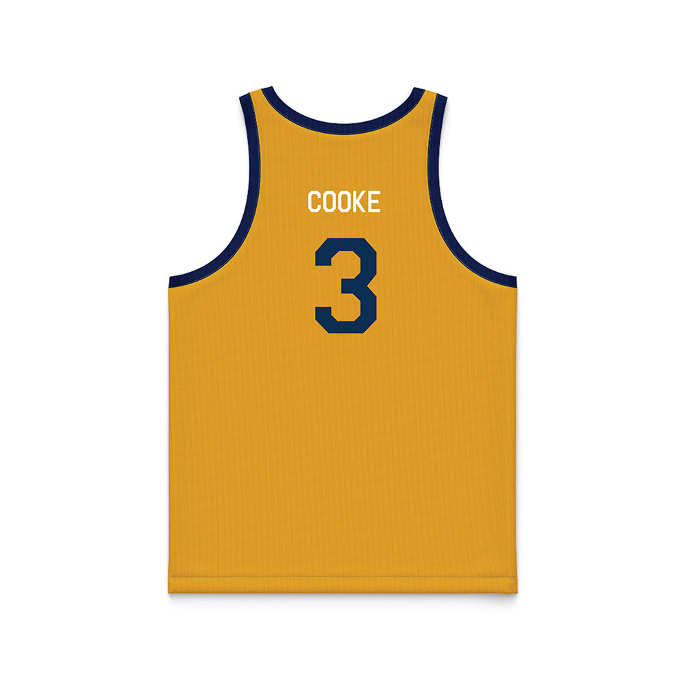 West Virginia - NCAA Women's Basketball : Gia Cooke - Hardwood Reissue Basketball Jersey-1