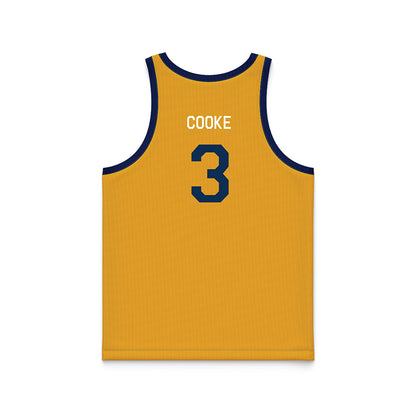 West Virginia - NCAA Women's Basketball : Gia Cooke - Hardwood Reissue Basketball Jersey-1