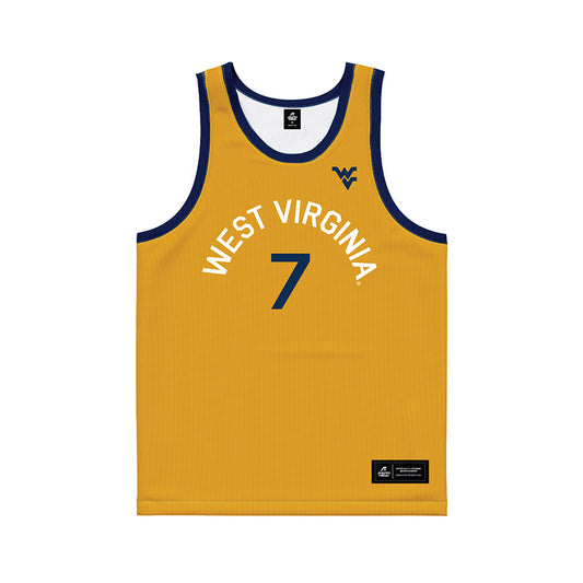 West Virginia - NCAA Men's Basketball : Seydou Traore - Hardwood Reissue Basketball Jersey-0