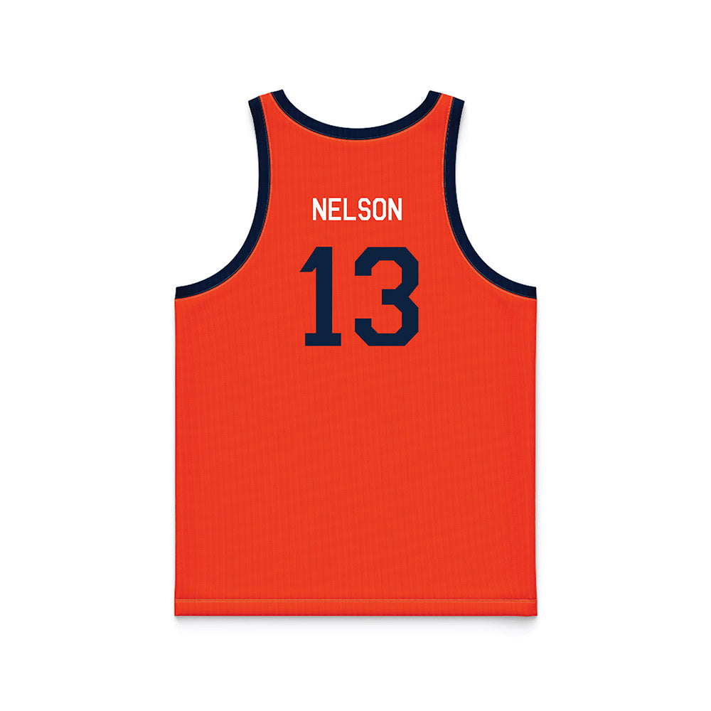 Syracuse - NCAA Women's Basketball : Camdyn Nelson - Hardwood Reissue Basketball Jersey-1