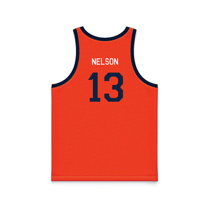 Syracuse - NCAA Women's Basketball : Camdyn Nelson - Hardwood Reissue Basketball Jersey-1