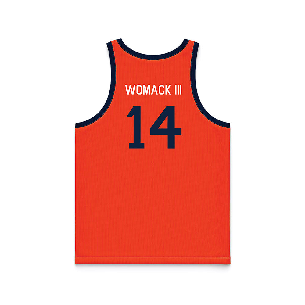 Syracuse - NCAA Men's Basketball : Aaron Womack III - Hardwood Reissue Basketball Jersey-1