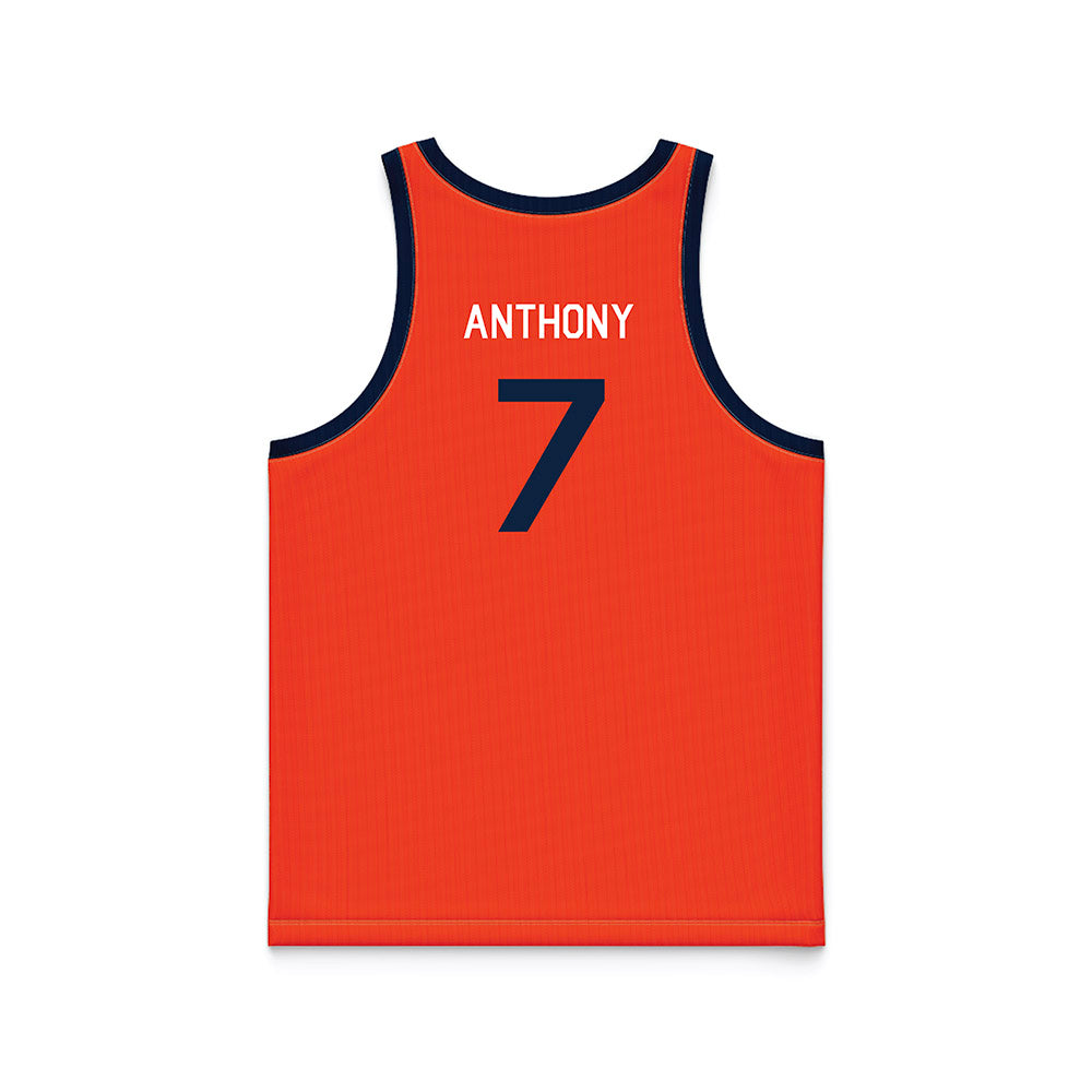 Syracuse - NCAA Men's Basketball : Kiyan Anthony - Hardwood Reissue Basketball Jersey-1