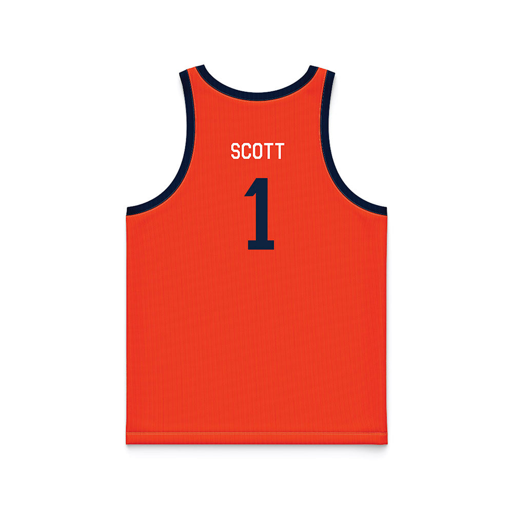 Syracuse - NCAA Women's Basketball : Keira Scott - Hardwood Reissue Basketball Jersey-1