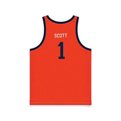 Syracuse - NCAA Women's Basketball : Keira Scott - Hardwood Reissue Basketball Jersey-1