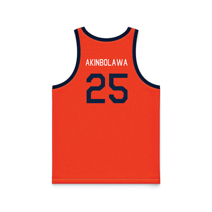 Syracuse - NCAA Women's Basketball : Oyindamola Akinbolawa - Hardwood Reissue Basketball Jersey-1