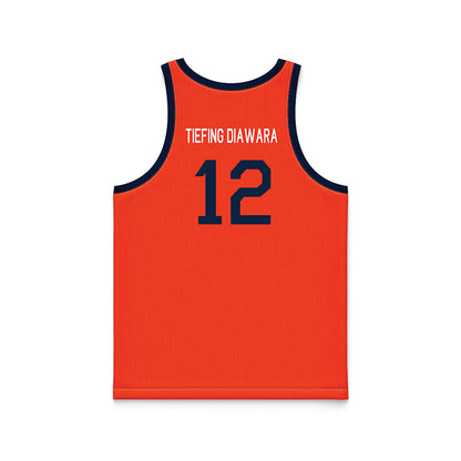 Syracuse - NCAA Men's Basketball : Mahamadoun Tiefing Diawara - Hardwood Reissue Basketball Jersey-1