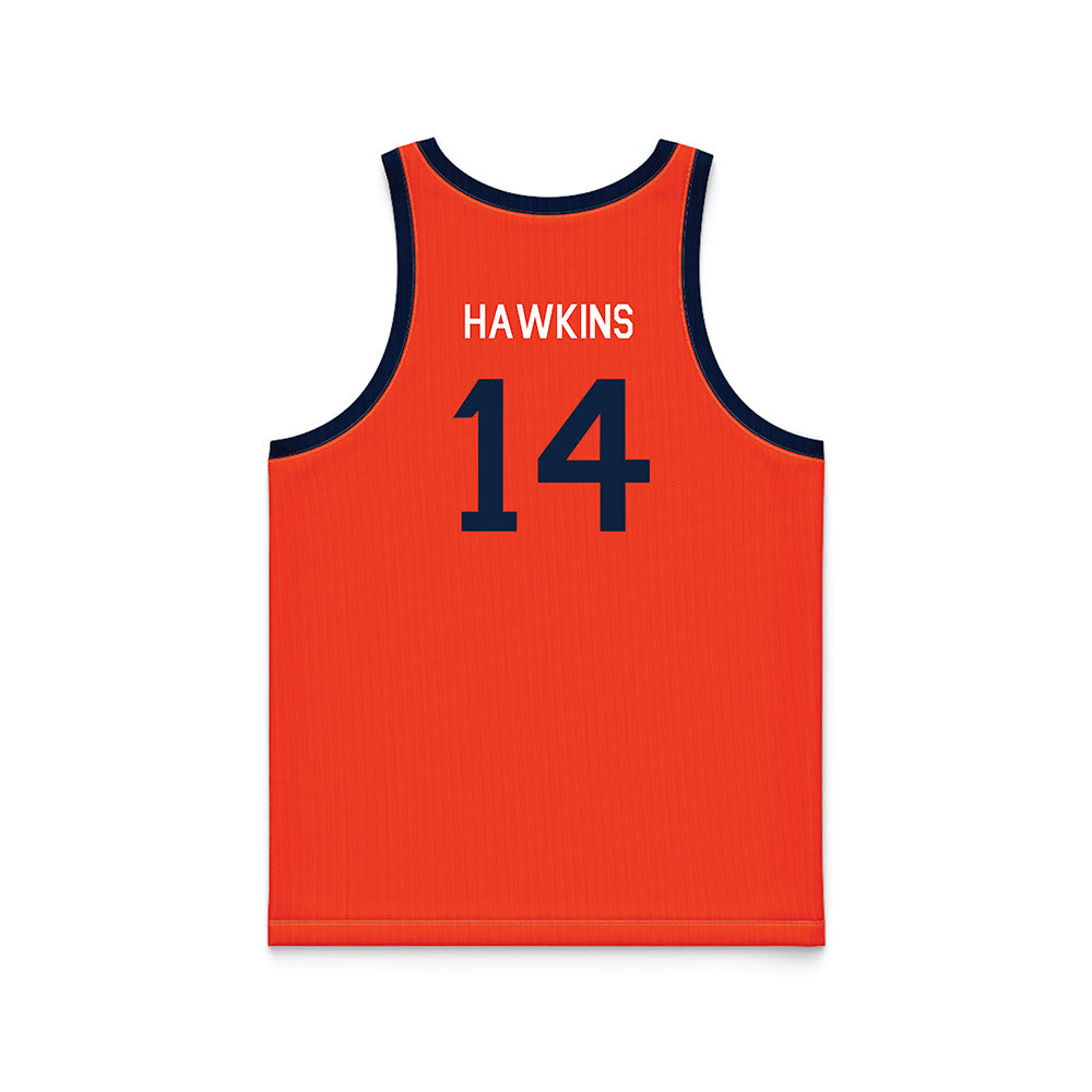Syracuse - NCAA Women's Basketball : Shy Hawkins - Hardwood Reissue Basketball Jersey-1