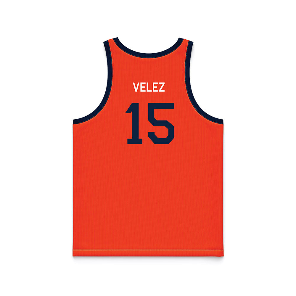 Syracuse - NCAA Women's Basketball : Angelica Velez - Hardwood Reissue Basketball Jersey-1